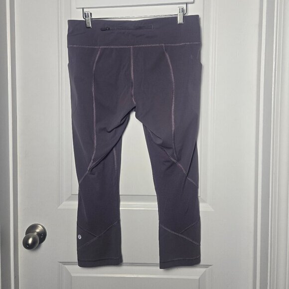 Lululemon Pace Rival Crop *22" - 10 Grey - Picture 4 of 6